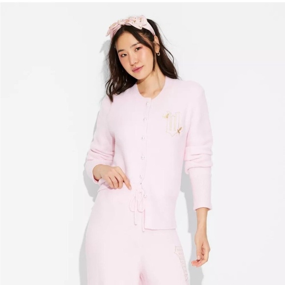 Wicked x Paul Tazewell Target Collab Pink Glinda Cardigan - M - Picture 1 of 7